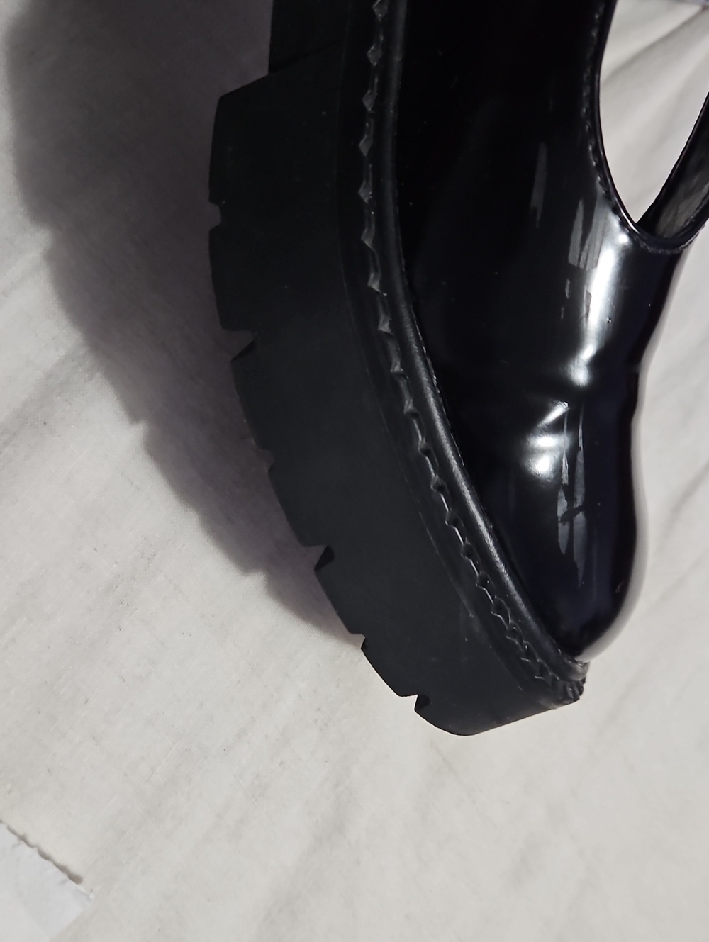 Madden Girl Black Patent Mary Jane Block Heel with Buckle Strap - Picture 16 of 16